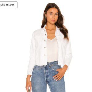 L'AGENCE Janelle Slim Jacket White  S/P